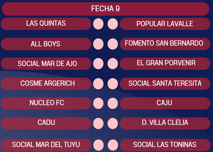 Proxima fecha